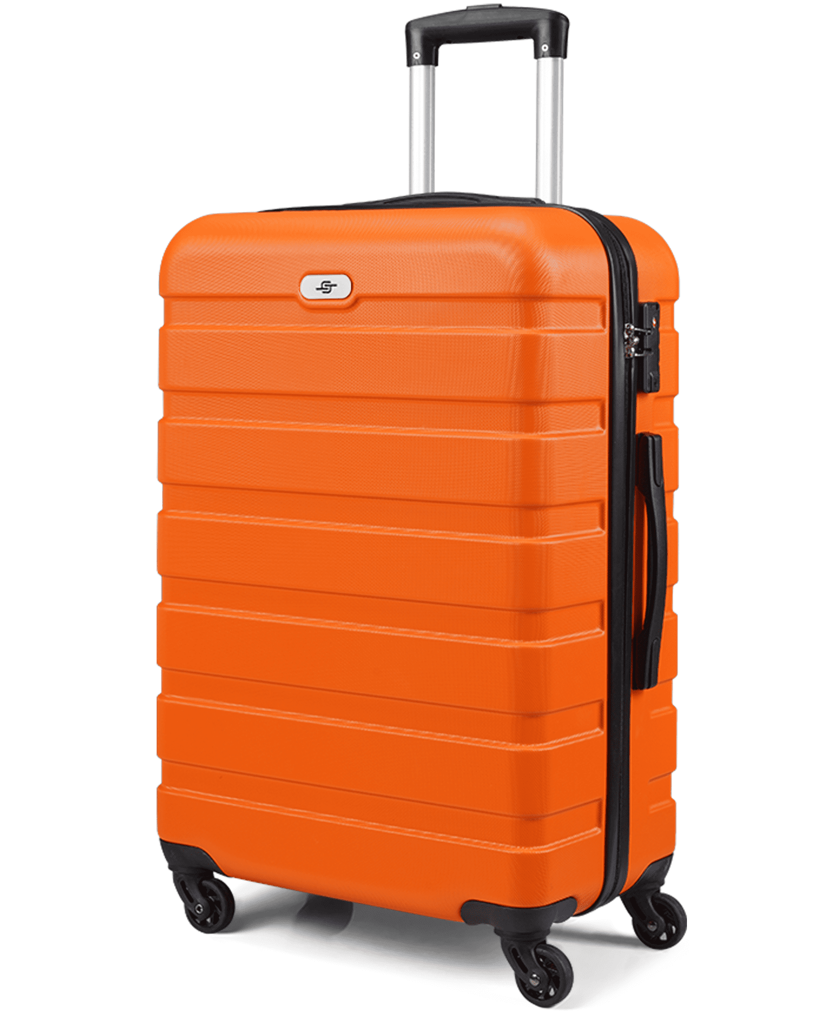 24" Hardside Luggage, Checked Suitcase with TSA Lock Spinner Wheels