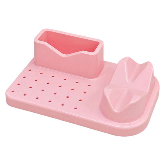 24 Hole Nails Drill Machine & Bits Display Storage Box Nails Drill Grinding Bit Holder Box Manicure Tool Case Organizers