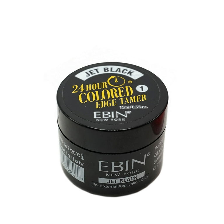 EBIN 24 Hour Edge Tamer - Jet Black, Extra Mega Hold, Smooth