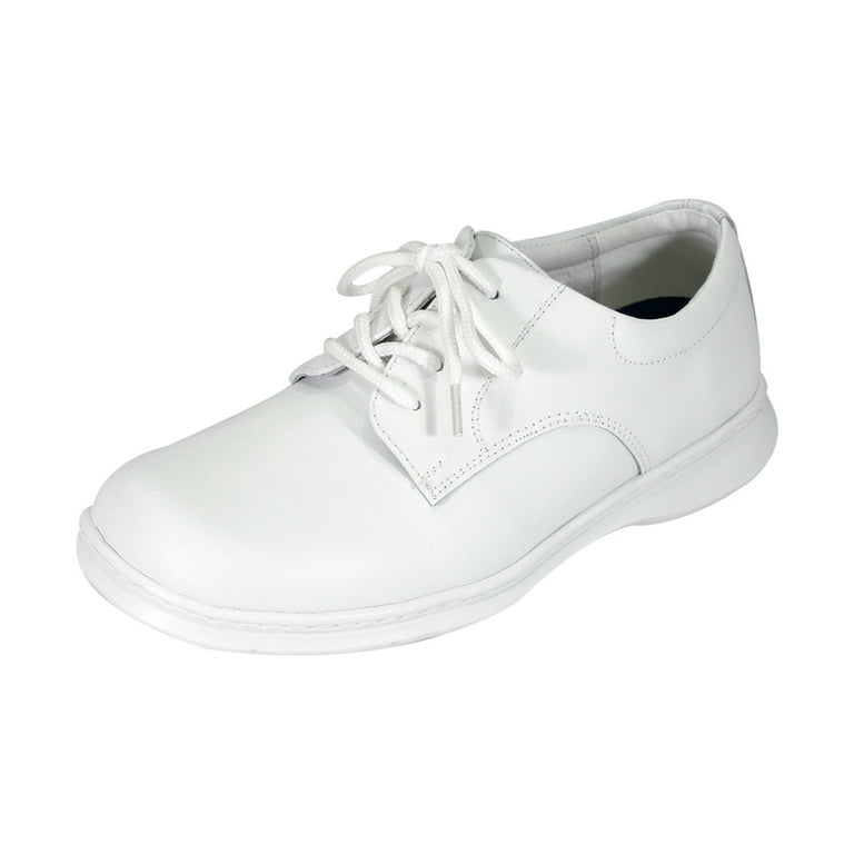 24 Hour Comfort Tim Wide Width Comfort Shoes for Work and Casual Attire White 8 Men s
