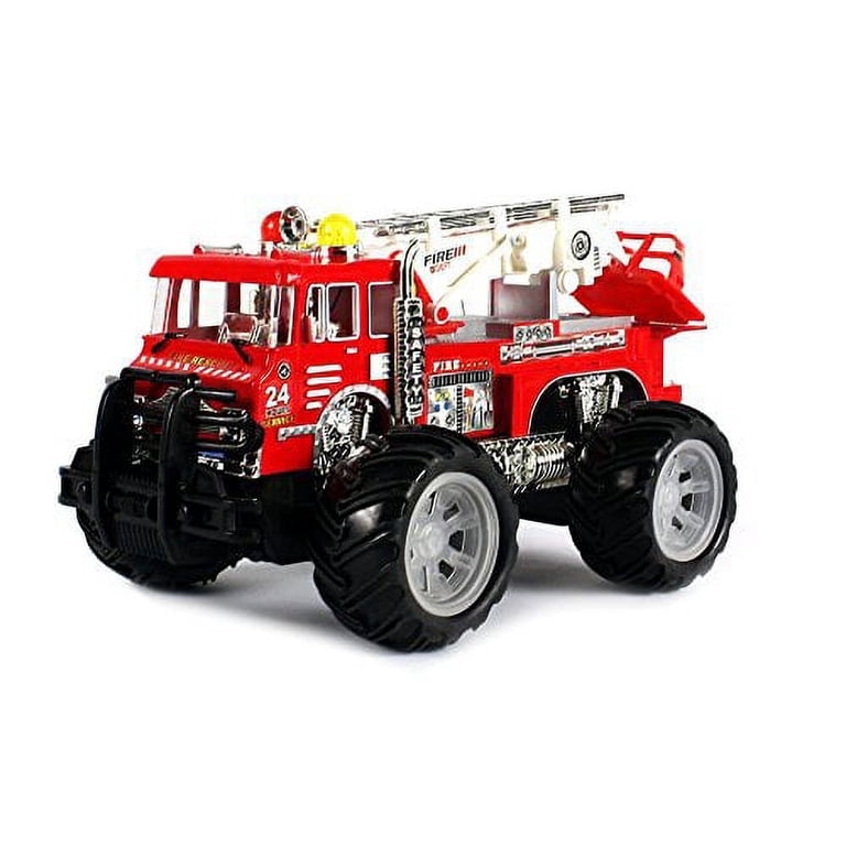 24 Hour Fire Dept. Remote Control Truck 1:16 Scale Size Rescue