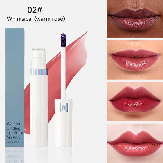 24-Hour Lip Stain Peel Off Masque - Long Lasting, Waterproof and Transfer Proof Pink Lip Tint, Matte Finish Peel Off Makeup