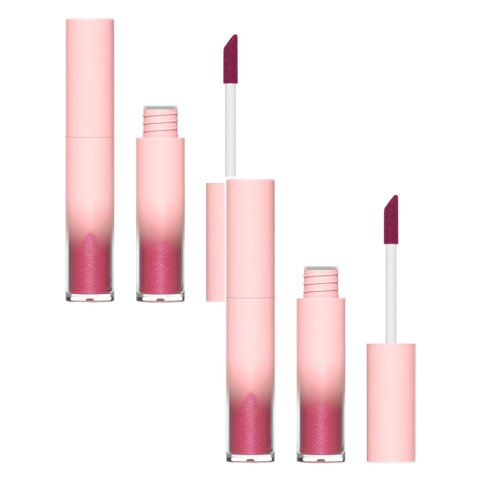 24 Hour Lipstick, 18 Colors Lipstick Lip Gloss Makeup Non Stick Lip Glaze 3.5ml, Skin Lip Oil