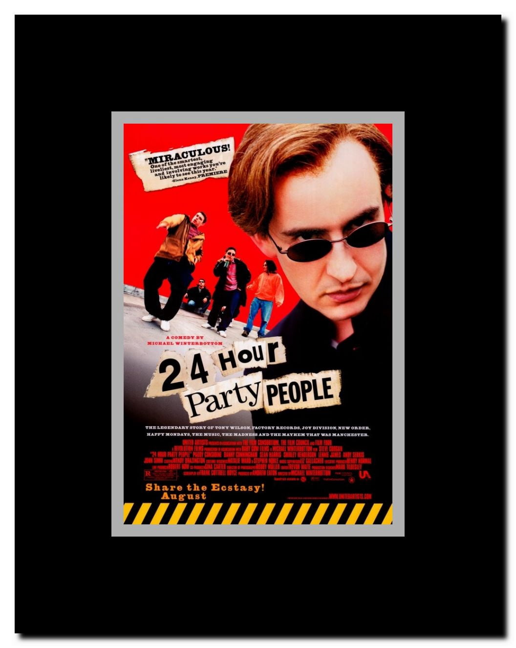 24 Hour Party People Framed Movie Poster