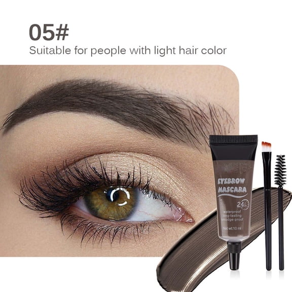 24-Hour Waterproof Brow Gel, Smudge-Proof & Long-Lasting Tinting Formula, Defines & Shapes Brows for All-Day Hold