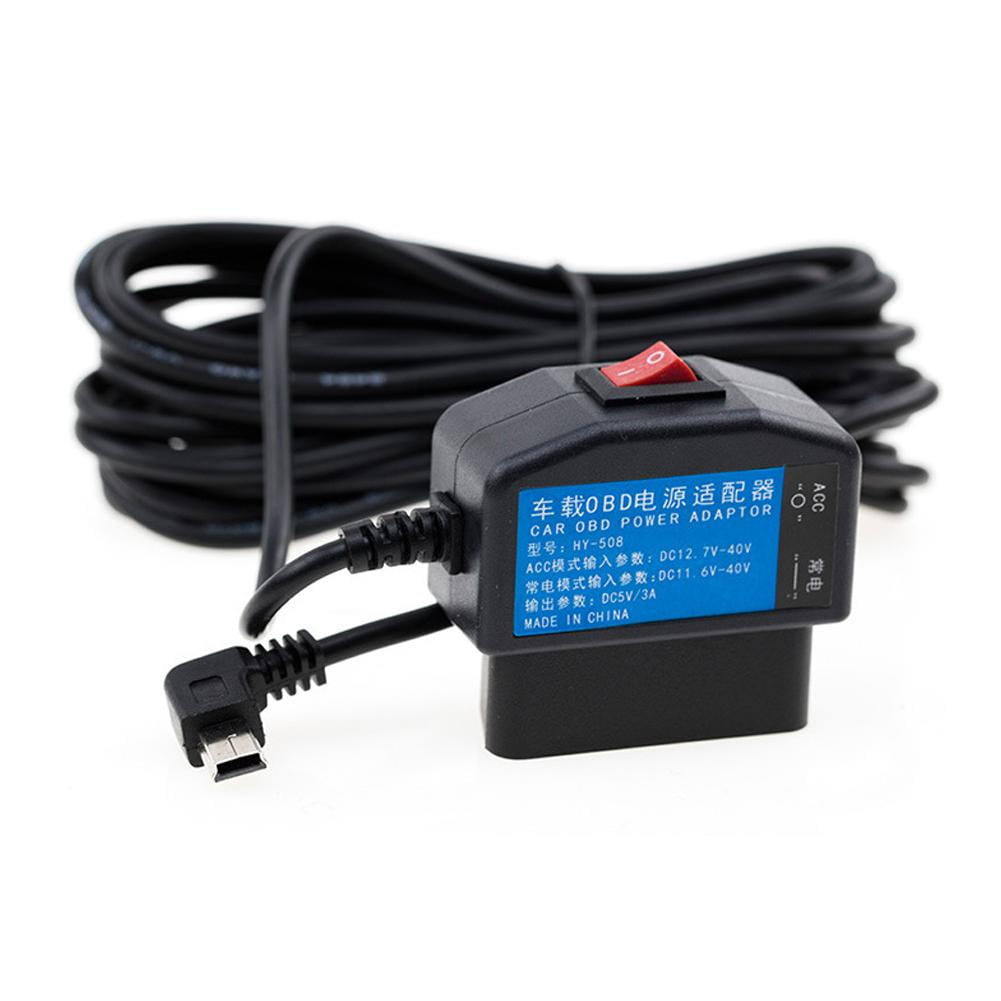 24 Hours Parking Monitor Charger Obd To Usb Adapter Power Cable New V2 