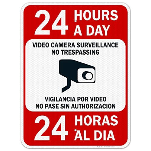 'Theft Is A Crime' Bilingual Reflective Sign - 18x24 Inches, .080 Aluminum, Fade Resistant, Made In USA