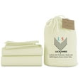 thumbnail image 1 of 24-INCH EXTRA DEEP POCKETS - 700-Thread-Count 100% Organic - Queen Size Organic Cotton Sheet Set- Ivory, 1 of 7