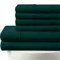 thumbnail image 1 of 24-INCH EXTRA DEEP POCKETS -RV King Egyptian 1000-TC Cotton 6-PC Sheet Set with 1 Fitted Sheet, 1 Oversized Flat Sheet 4 Pillowcases - Teal Blue, 1 of 7