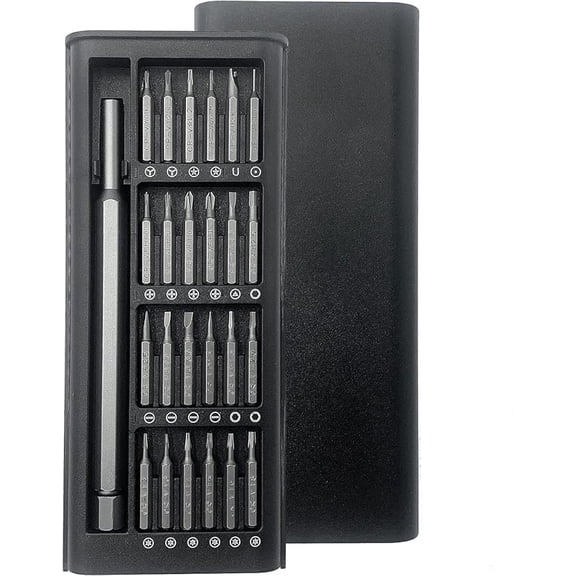 24-In-1 Precision Screwdriver Set  Multipurpose Manual Tool Kit With Crv Magnetic Driver Bits | Storage Box For Electronics, Computers, Tablets, iPhone, Watches, Eyeglasses Repairing