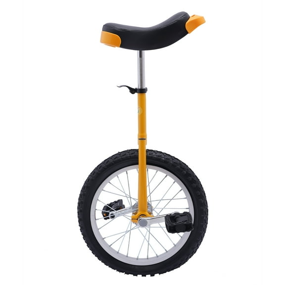 24 In Wheel Unicycle Skid-Proof Tire Height Adjustable Exercise Cycling Bicycle for Adults
