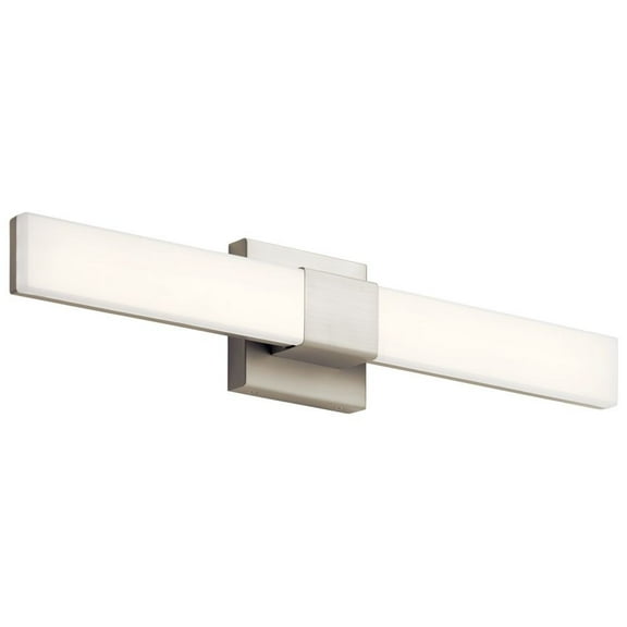 Open Box 24 Inch 1 Led Linear Bath Vanity-Satin Nickel Finish Elan Lighting 83737