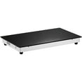 thumbnail image 1 of 24 Inch 2 Burner Built In Electric Stove Cooktop 1800W Ceramic Glass Touch Control Timer Child Lock 9 Heat Levels Residual Heat Indicator 120V, 1 of 6