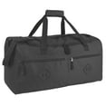 thumbnail image 1 of 24 Inch 55 Liter Multi Pocket Duffel Bag for Men, Women, Sports, Gym, Traveling and Commuting in Black, 1 of 7