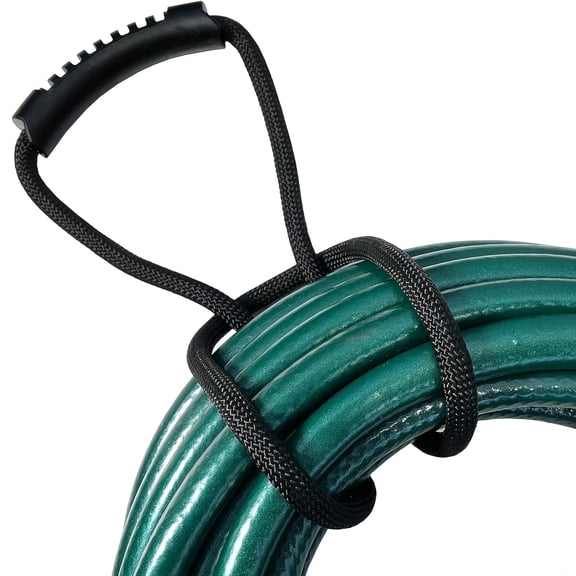 24-Inch Adjustable Cord & Hose Storage Strap Heavy-Duty Double-Stitched Nylon Organizer with Carry Handle for Garage, RV, Workshop & Garden