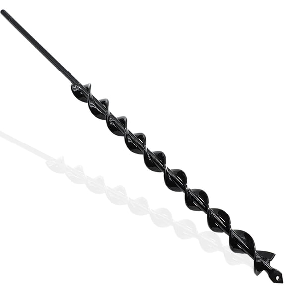 24 Inch Auger Drill Bit For Planting - 1.2"x24" Long Handle Easy Planter Garden Bulb & Bedding Plant Augers Hole Digger 3/8"hex Drive