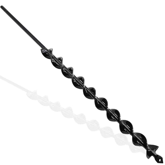 24 Inch Auger Drill Bit for Planting - 1.2"x24" Long Handle Easy Planter Garden Auger - Bulb & Bedding Plant Augers - Post Hole Digger for 3/8”Hex Drive Drill
