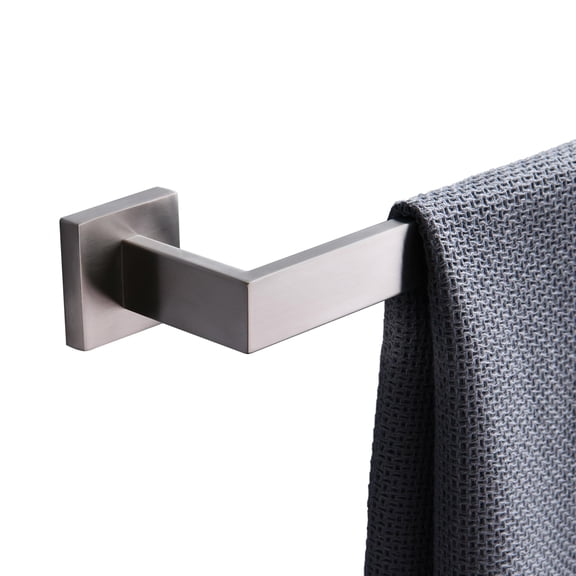 24-Inch Brushed Nickel Stainless Steel Bathroom Towel Bar