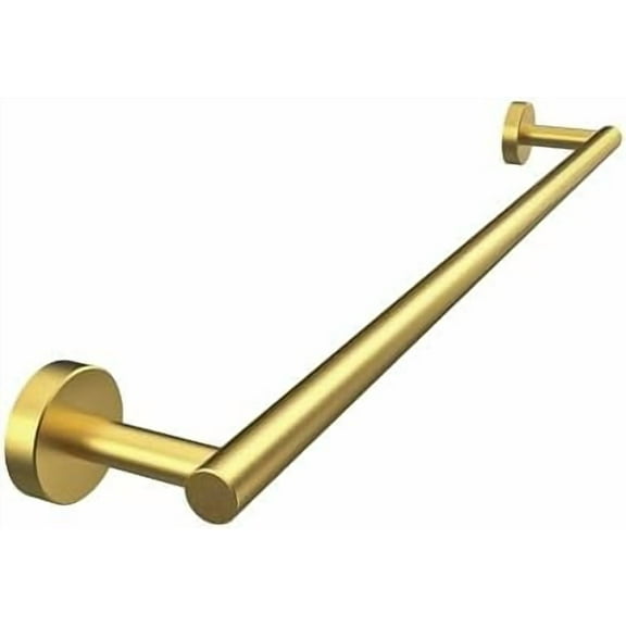 24 Inch Brushed Towel Bar Towel Rack for Bathroom Kitchen Hand Towel Holder Dish Cloths Hanger SUS304 Stainless Steel RUSTPROOF Wall Mount (Gold)