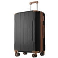 thumbnail image 1 of 24 Inch Checked Luggage, ABS+PC Lightweight&nbsp;Hardshell Suitcase with TSA Lock & Spinner Silent Wheels, Medium Size with 65L Capacity, Convenient for Trips, Blue, 1 of 10