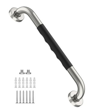 ZUEXT Heavy-Duty Anti-Slip Wall Mount Shower Grab Bar, Chrome, 24"