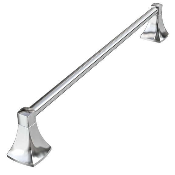 24 Inch Chrome Stainless Steel Towel Bar Rack for Bathroom and Kitchen