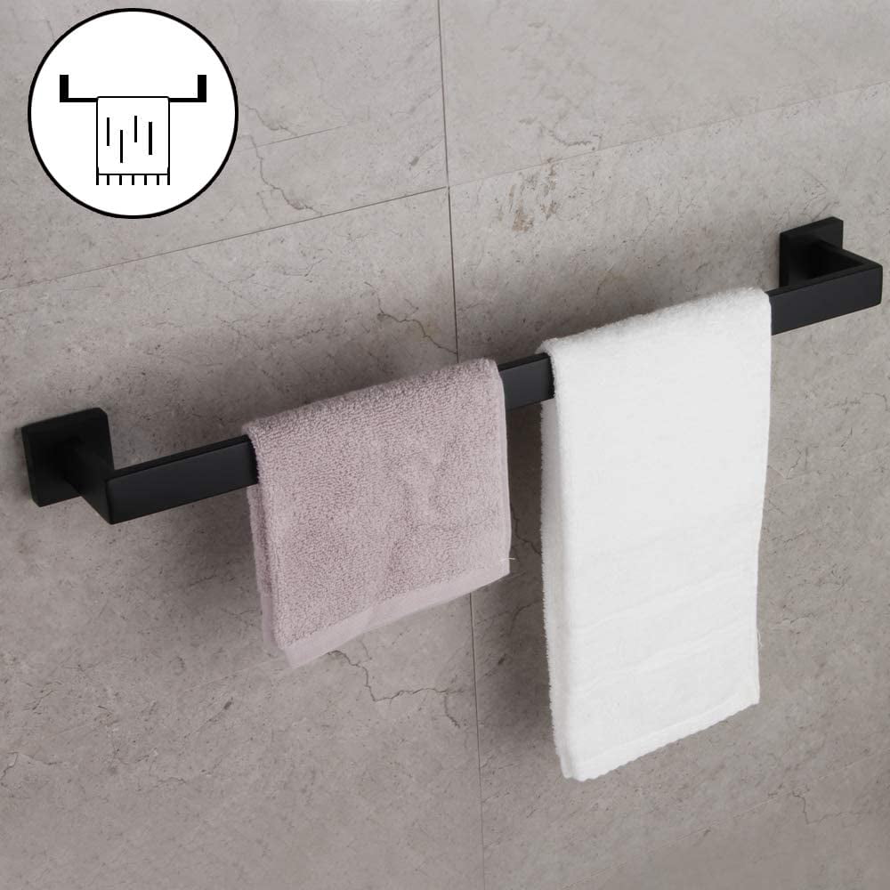 24 Inch Contemporary Style Bathroom Towel Bar Stainless Steel Bath ...