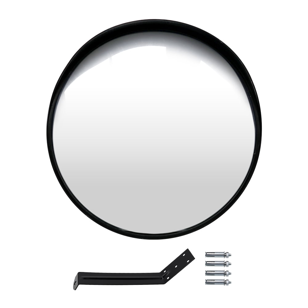 24 Inch Convex Mirror Outdoor with Adjustable Wall Fixing Bracket