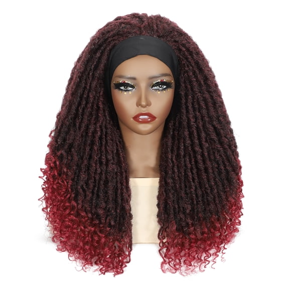 24 Inch Crochet Hair, Crochet Braids with Curly Ends, Goddess Locs Crochet Hair Light Weight & Soft for Women