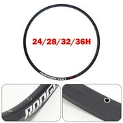24-Inch Double-Layer Disc Brake Rim Bike Wheel Rim With Stainless Steel Rivets For 24X1.524X2.125 Tires Bicycle Parts Wheels 36 Holes Fangkenuo