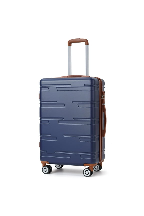 24 Inch Expandable Hard Shell Carry On Luggage with Spinner Wheels, Hardside Carry On Suitcase with Tsa Lock