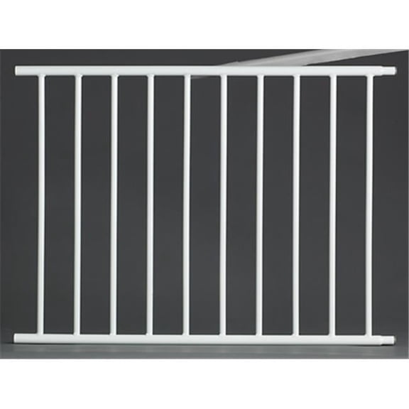 24-Inch Extension for 0680PW Pet Gate - White - 24 in. - Durable Steel Construction