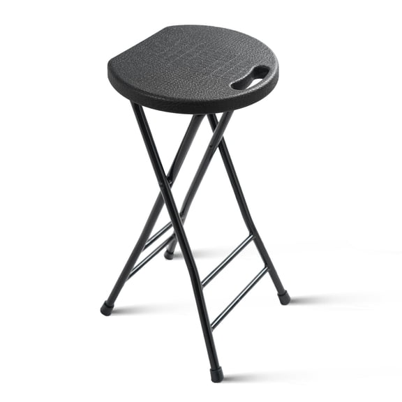 24-Inch Folding Stool with Handle, Folding Bar Stool with Non-Slip Feet,Folding Chair,Indoor and Outdoor Foldable Stool for Adults,550 lbs Capacity,Kitchen,Game Room(13"11.5"24")