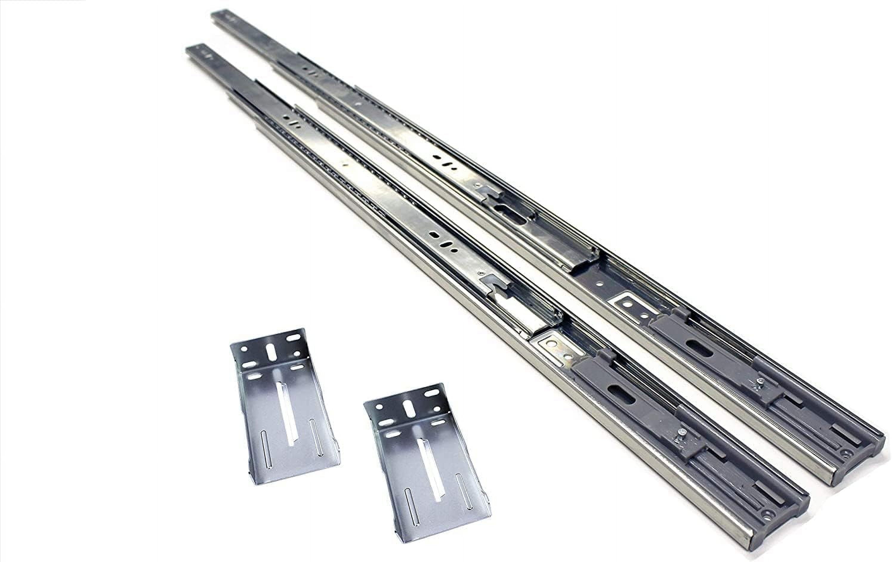 24 Inch Full Extension, Soft/Self Close, Bearing, Side Mount Drawer