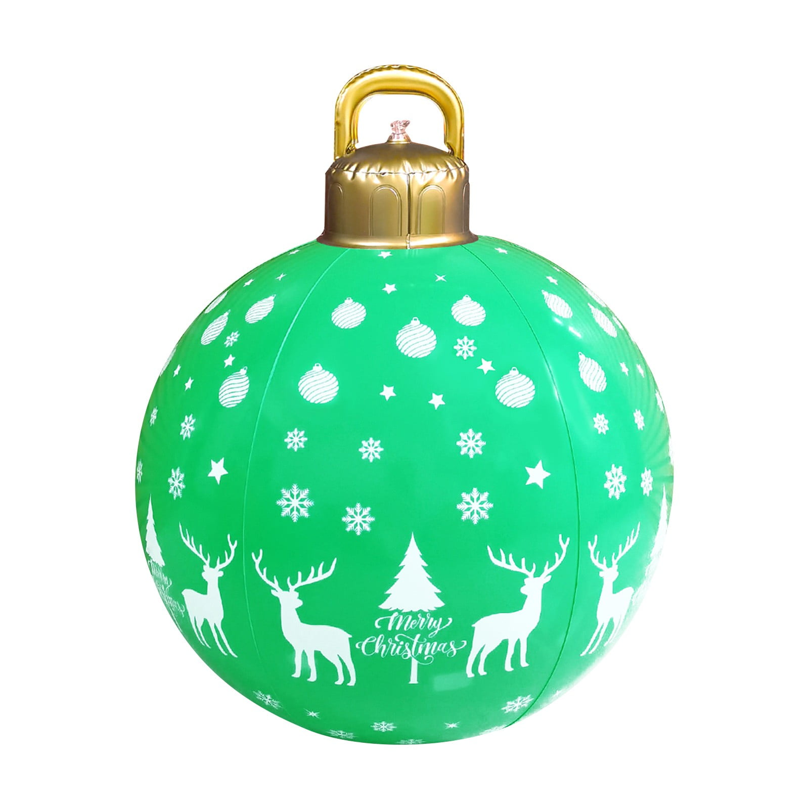 24 Inch Giant Christmas Inflatable Ball Outdoor Ornament Inflatable Christmas Ornament Outdoor