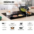 thumbnail image 1 of 24 Inch Glass Electric Cooktop 4 Burners, 240V Stove w/ Touch Control, Timer & Child Lock, 9 Heat Levels - Perfect for Simmering & Deep Frying, 1 of 7