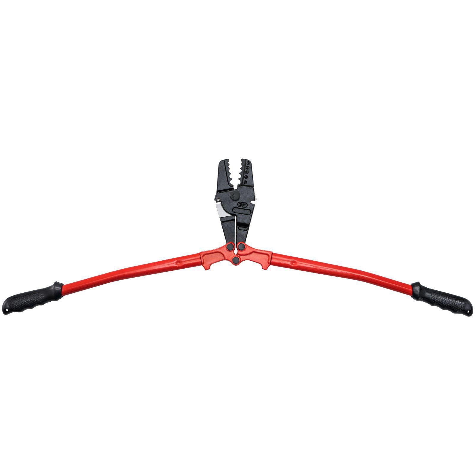 24 Inch Hand Swager Cable Wire Rope Cutter with Aluminum Copper Sleeves for 1/16 3/32 1/8 5/32 3/16 Inch