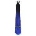 thumbnail image 1 of 24 Inch Heat Synthetic Braiding Hair Extensions 100g Each Versatile Crochet Braiding Weaving Fiber For Styling And Protective Hairstyles, 1 of 7