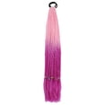 thumbnail image 1 of 24 Inch Heat Synthetic Braiding Hair Extensions 100g Versatile Crochet Weaving Fibers Styling Durable Texture, 1 of 7