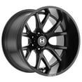 thumbnail image 1 of 24" Inch Hostile H113 Rage 24x14 8x165.1(8x6.5") -76mm Satin Black Wheel Rim, 1 of 2