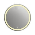thumbnail image 1 of 24 Inch LED Embedded Round Glass Mirror, Warm White, 1 of 4