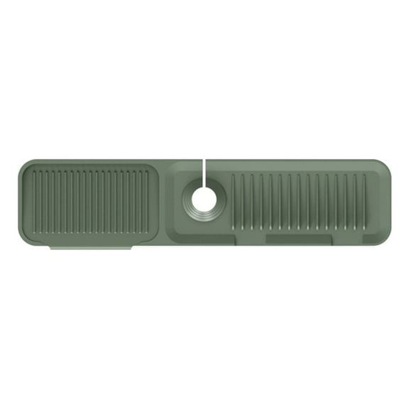 24 Inch Longer Kitchen Sink Splash Guard,Silicone Faucet Guard and Draining Mat for Sink,Kitchen Faucet Mat,Tidy Splash Guard for Kitchen Sink Area Kitchen Faucet Draining Mat