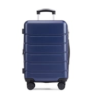 24 Inch Luggage Suitcase, Hardside Expandable Rolling Suitcase with TSA Lock, , Checked-Medium Lightweight Luggage with Spinner Wheels, Blue