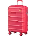 thumbnail image 1 of 24 Inch Luggage with Spinner Wheels, Hard Shell Suitcase, Lightweight PP Luggages with TSA Lock, Checked-Medium Suitcases 24-Inch, Red, 1 of 9
