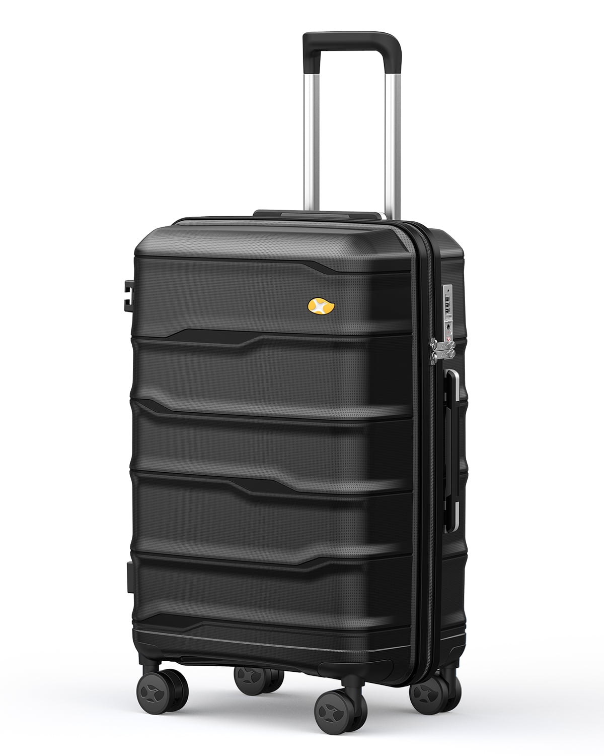 24 Inch Luggage with Spinner Wheels, Hard Shell Suitcase, Lightweight ...