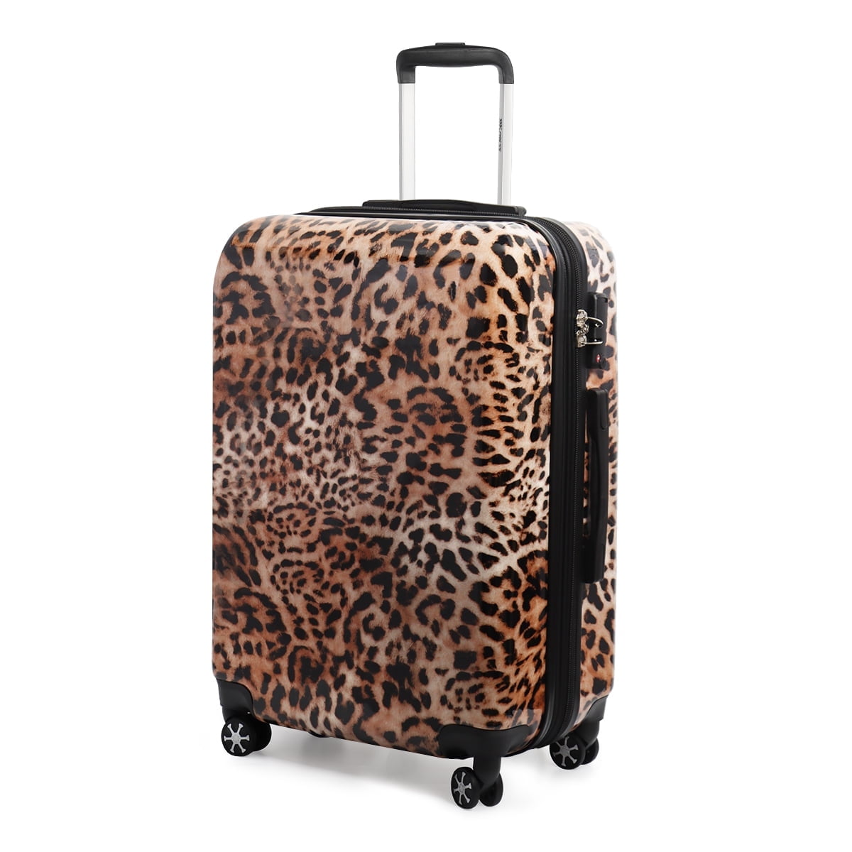 24 Inch Mid-Checked Luggage Expandable Suitcase with Spinner Wheels & TSA Lock Lightweight Durable PC Hardshell Rolling Suitcase,0028#18