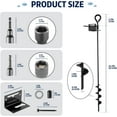 24 Inch Mobile Home Anchors Heavy Duty Ground Anchor Screw Kit with ...
