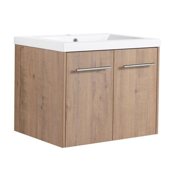24 Inch, Modern Style - Floating Bathroom - Storage - Spacious and Practical