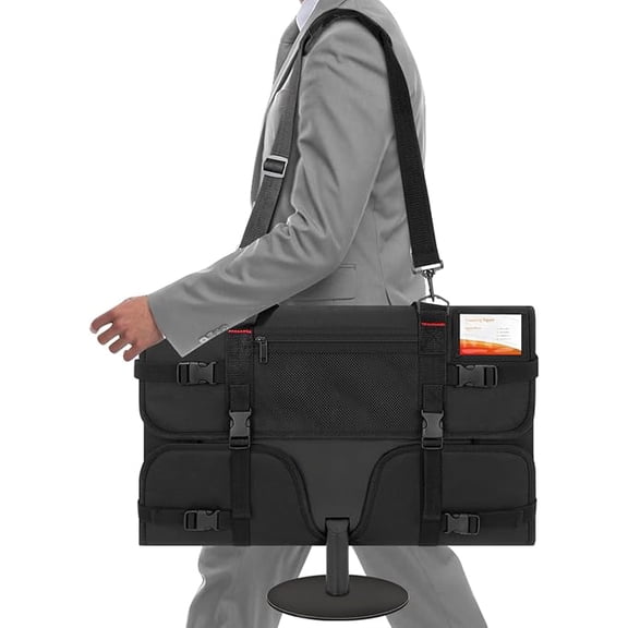 24 Inch Monitor Carrying Case, Travel Storage Suitcase for LCD Monitor