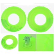 24 Inch Neon Inflatable Swim Ring, PVC Pool Float Tube&Floating Ring, Random Color Inflatable Pool Floaties for Beach Summer Holiday Bachelorette Party Decor